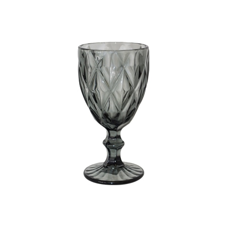 Gemstone Bohemian Wine Glass - Grey - <p style='text-align: center;'><b>HOT NEW ITEM</b><br>
R 6</p>